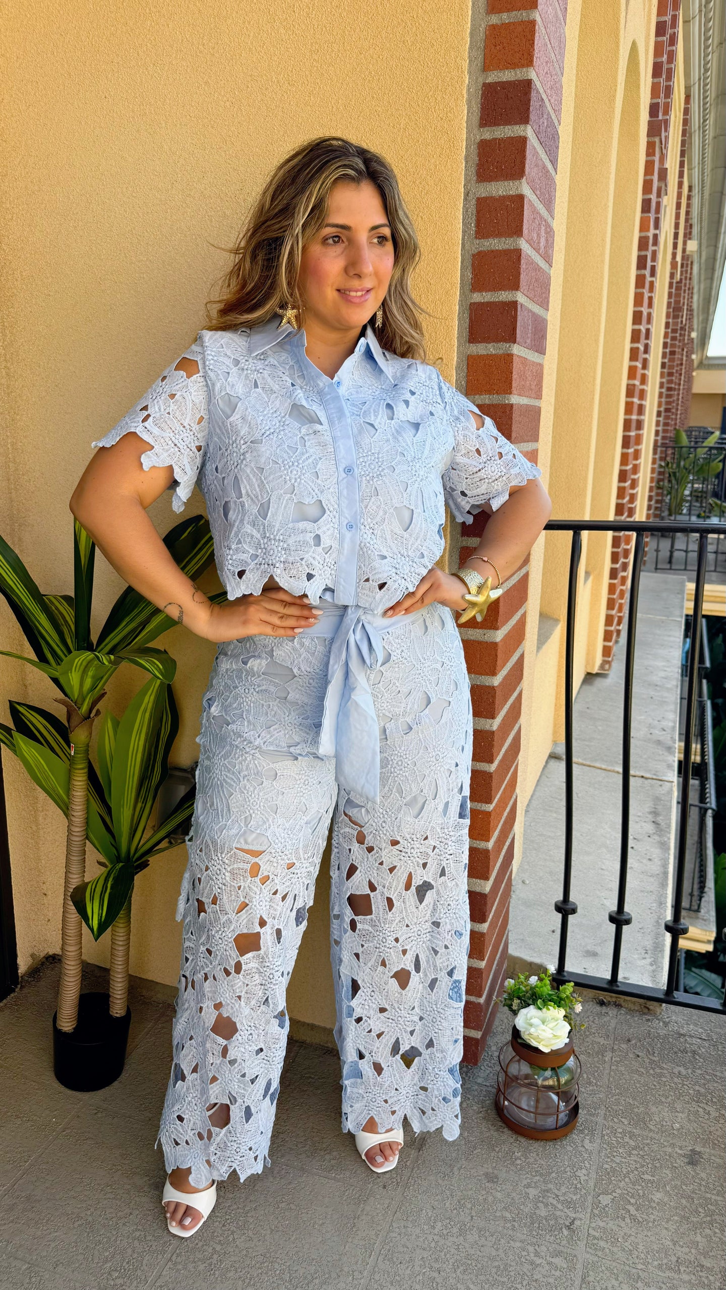 OHANA BLUE CROCHET SET