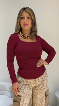 Everyday Square Neck Basic Top