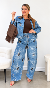 Bloom Luxe Denim Set
