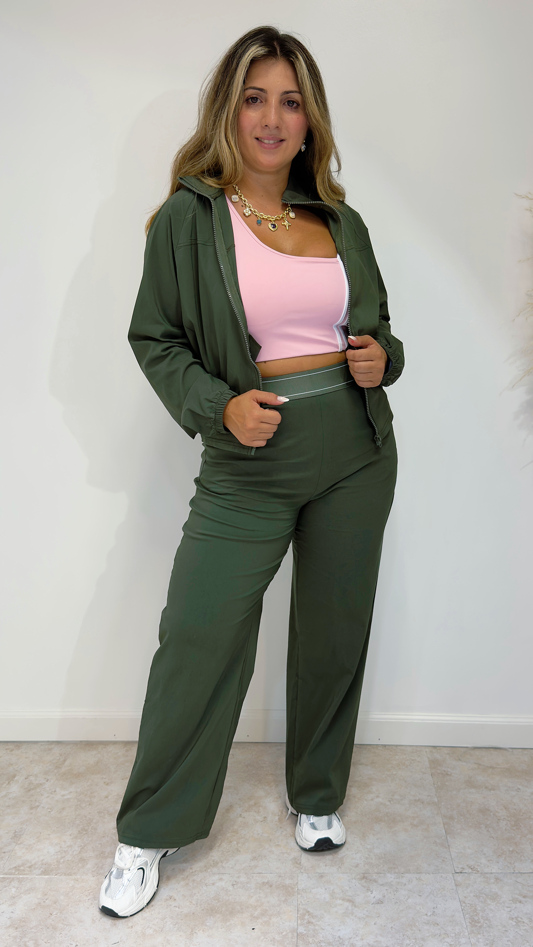 Olive Breeze Lounge Set