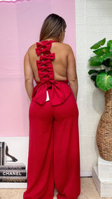 BACK BOWS JUMPSUIT