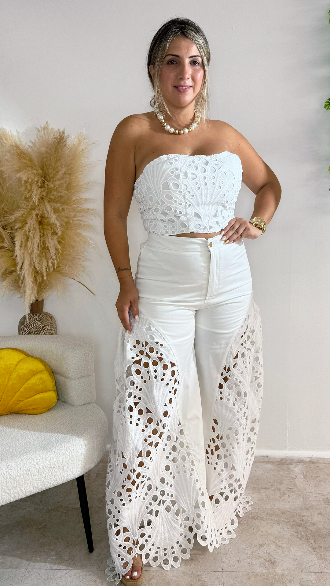 White Lace Goddess Set