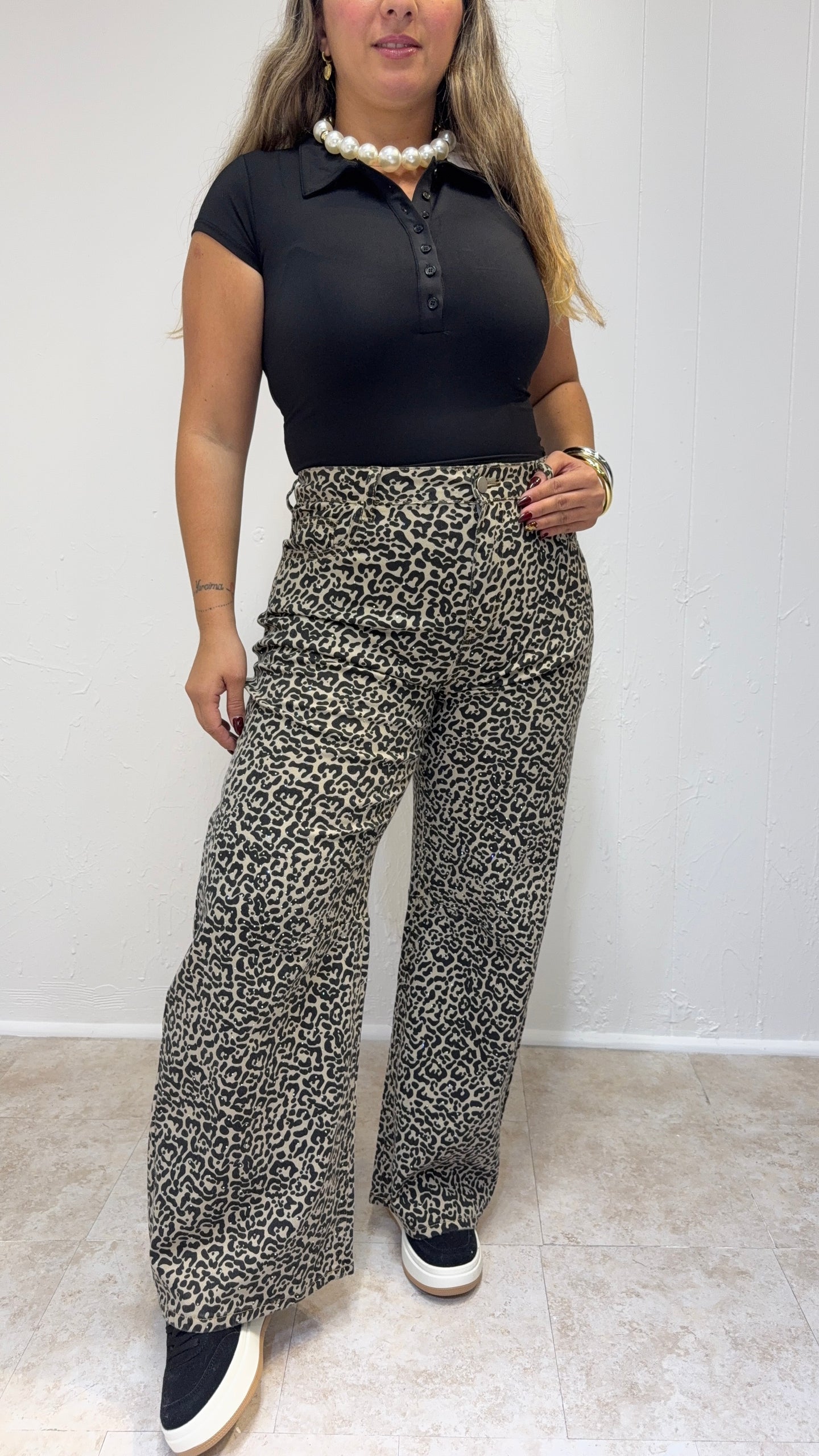Wild Chic Leopard Pants