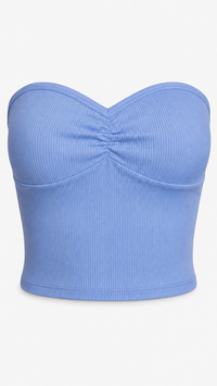 Heart Shaped Rib Tube Top
