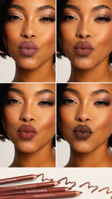 Wooden Lip Pencil Set