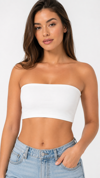 Double Layer Tube Top Bralette