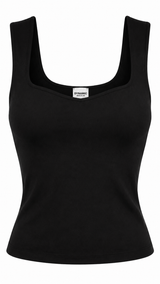 Heart Neck Plain Full Tank