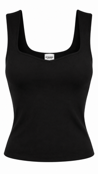 Heart Neck Plain Full Tank
