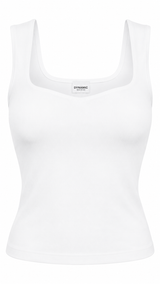Heart Neck Plain Full Tank