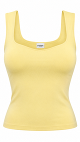 Heart Neck Plain Full Tank