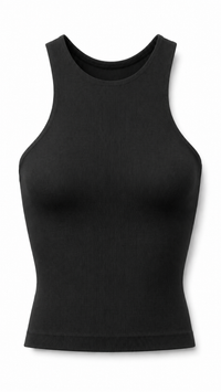Double-Lined Smooth Racer Tank