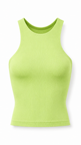 Double-Lined Smooth Racer Tank