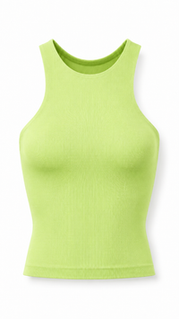 Double-Lined Smooth Racer Tank