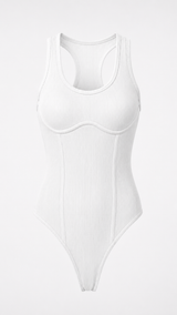 Ribbed Racerback Bodysuit