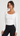 Ribbed Long Sleeve Scrunch Side Top