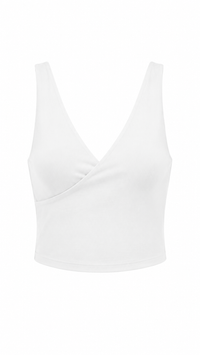 Double Layer Cross Over Crop Tank