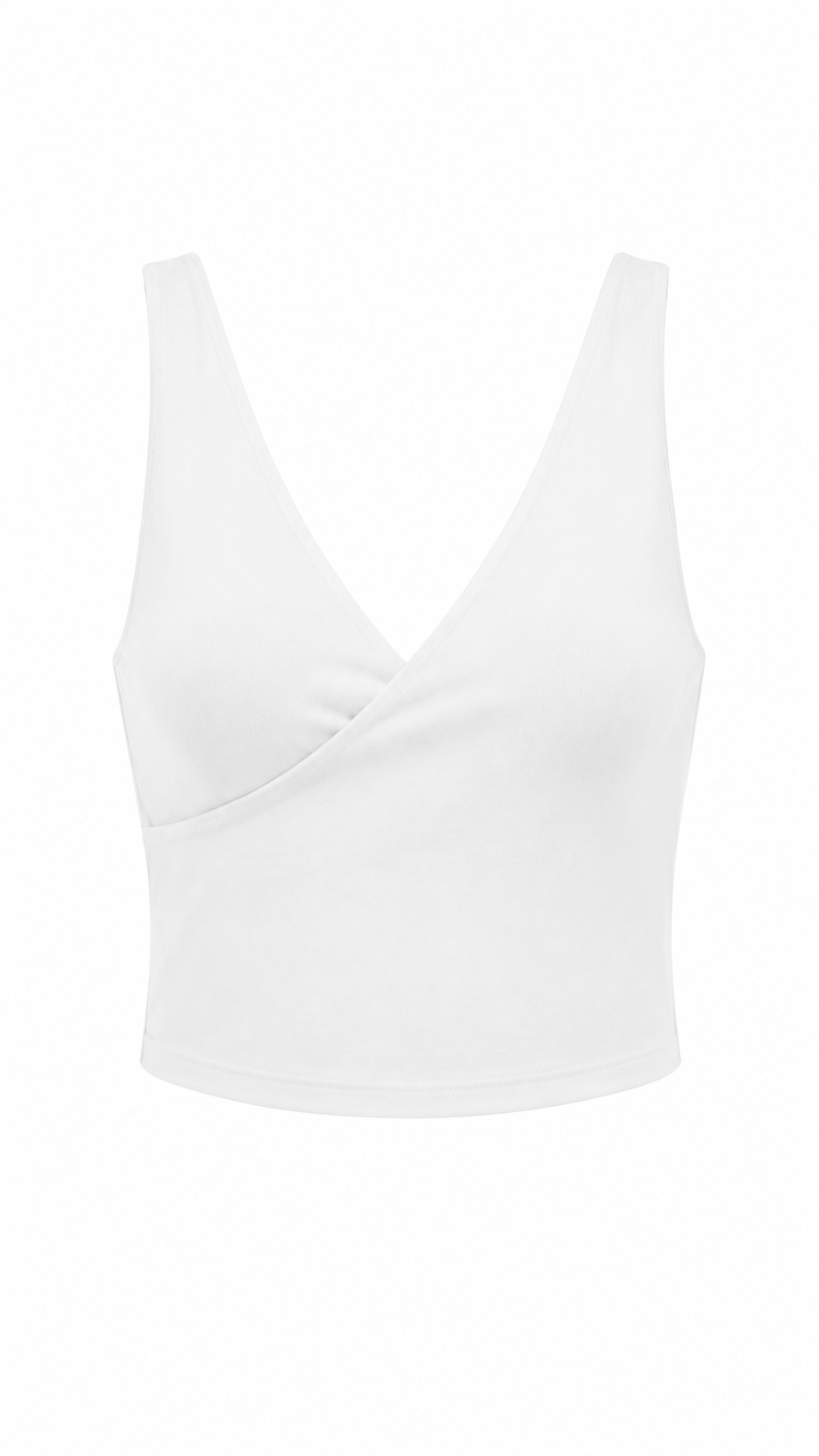 Double Layer Cross Over Crop Tank