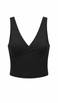 Double Layer Cross Over Crop Tank