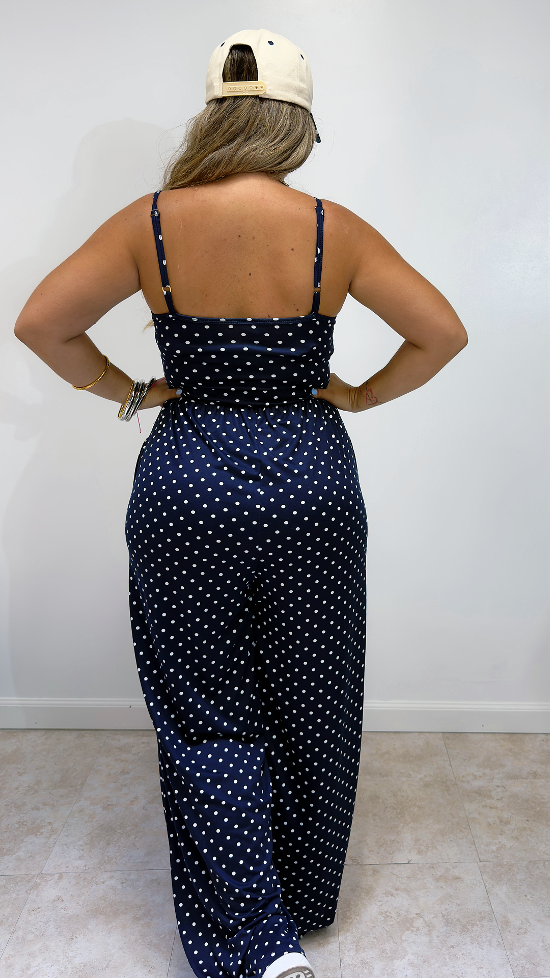 Midnight Polka Jumpsuit