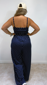 Midnight Polka Jumpsuit