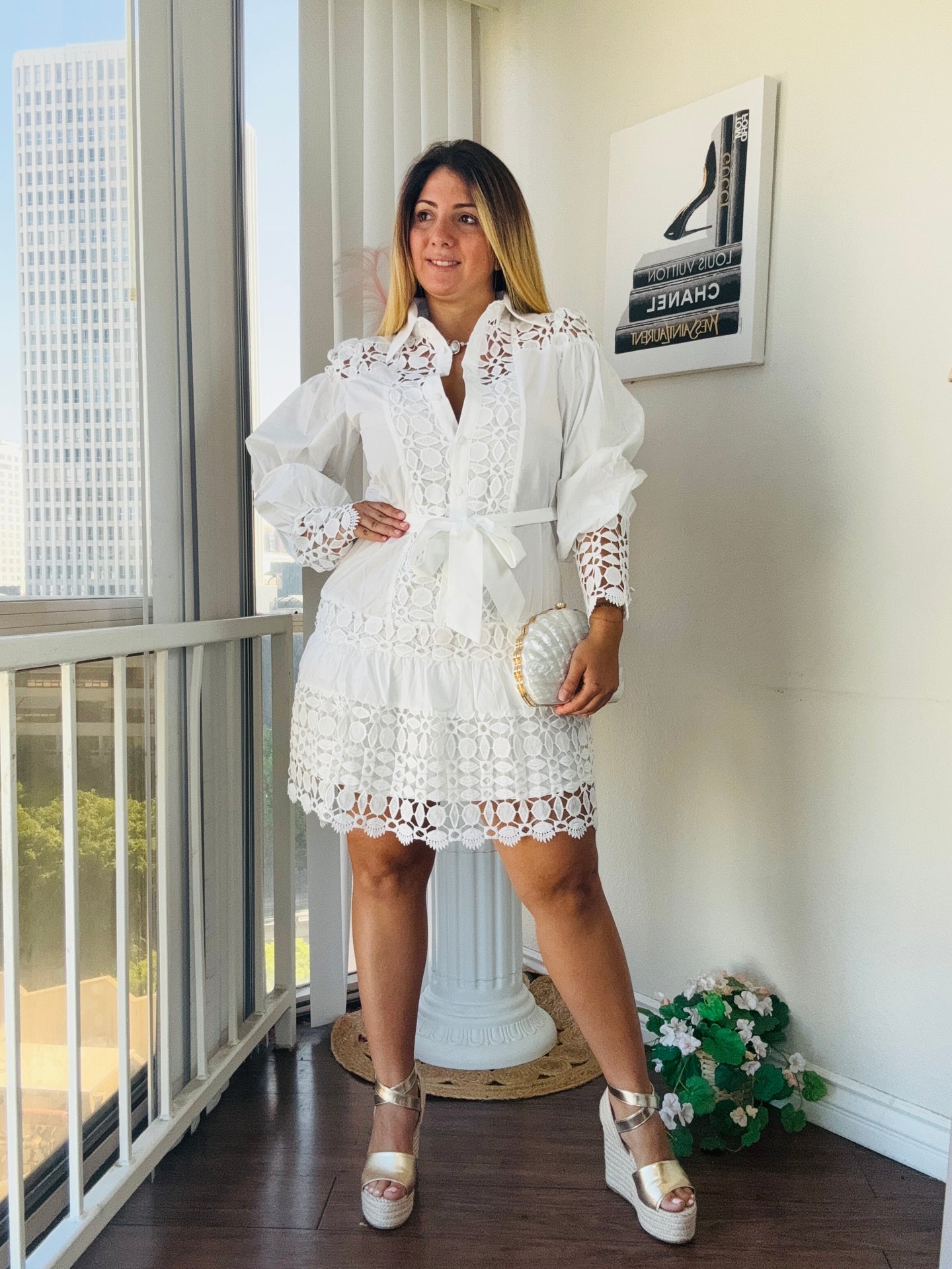 Elegant white dress